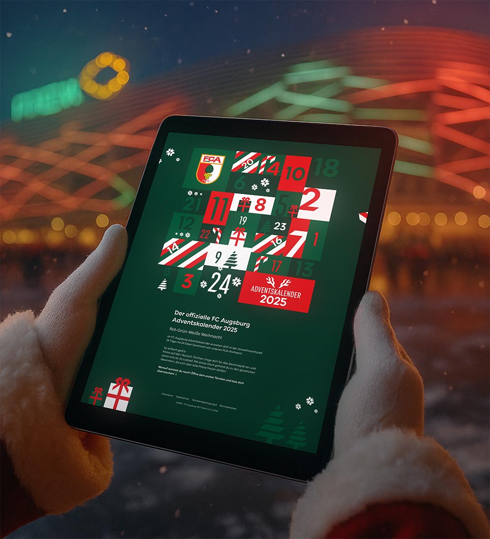 FC Augsburg Adventskalender - Website | MIDDENDORF