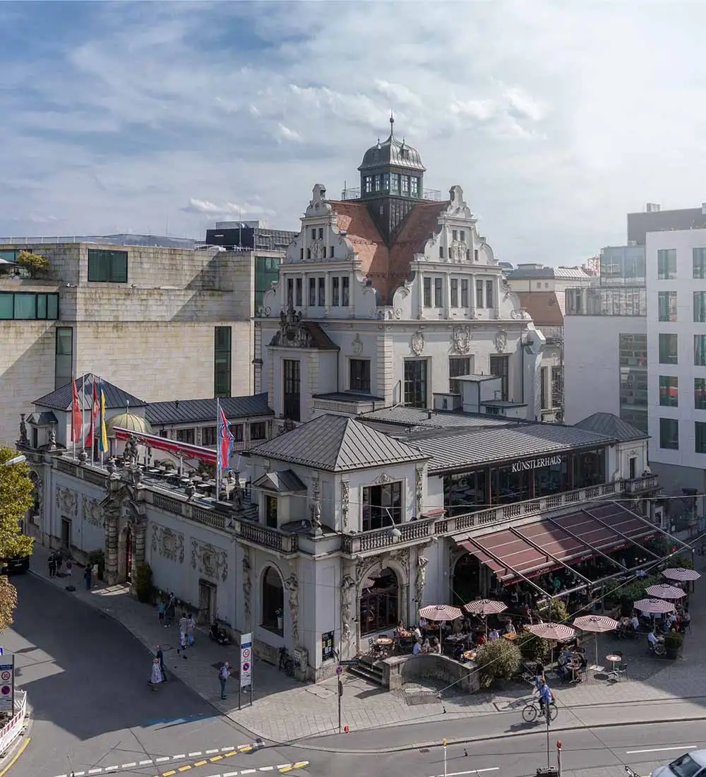 Münchner Künstlerhaus Webseite - Webseite mit Ticketshop, Fotos | MIDDENDORF